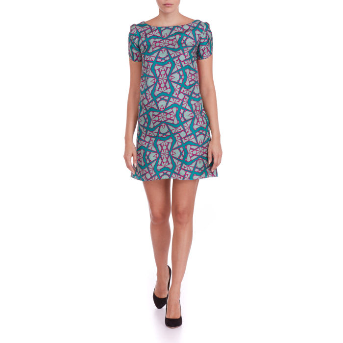 ANOUSHKA SHIFT DRESS | KALAIDOSCOPE PRINT