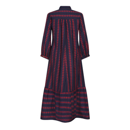 LONGER CLAUDE DRESS | EMBROIDERED COTTON