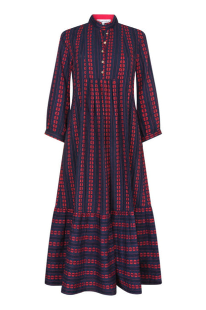 LONGER CLAUDE DRESS | EMBROIDERED COTTON