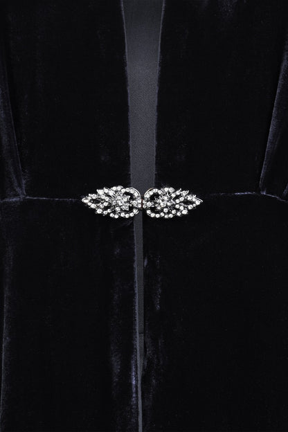 NEW DULWICH COAT | BLACK VELVET