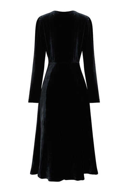 NEW DULWICH COAT | BLACK VELVET