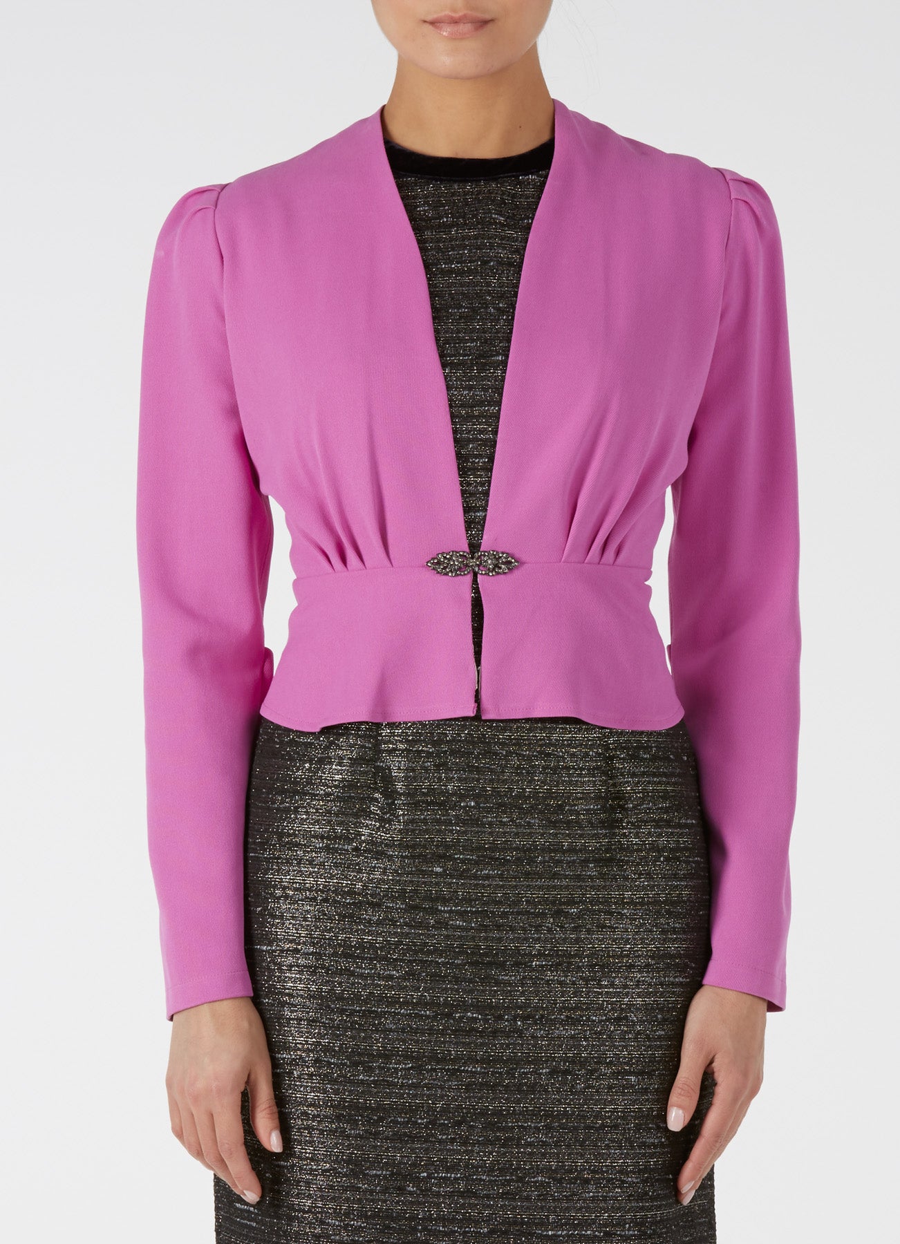 DULWICH JACKET | LILAC SILK TWILL