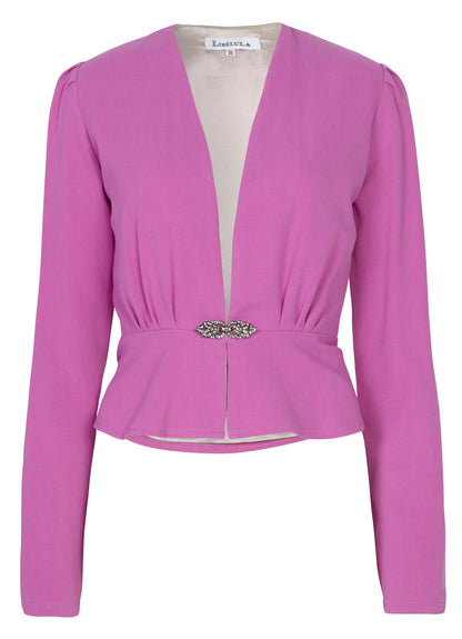 DULWICH JACKET | LILAC SILK TWILL