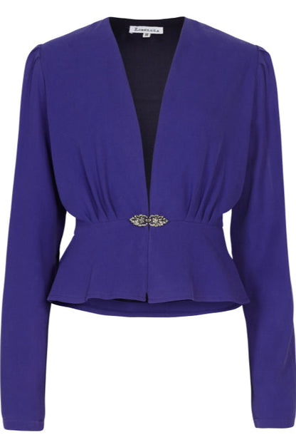 DULWICH JACKET | INDIGO SILK TWILL