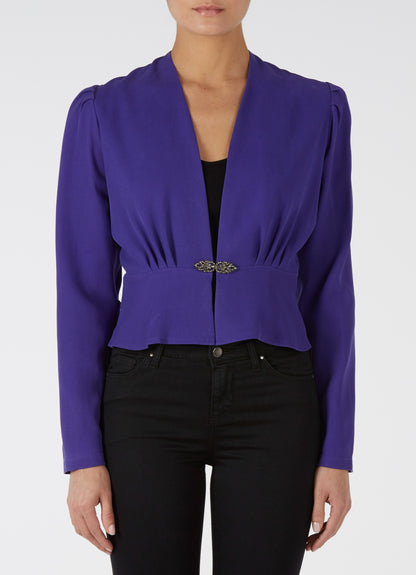 DULWICH JACKET | INDIGO SILK TWILL