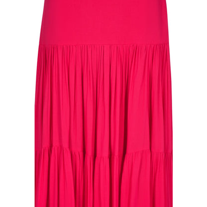 MAXI EMMA SKIRT | HOT PINK RAYON