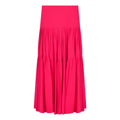 MAXI EMMA SKIRT | HOT PINK RAYON