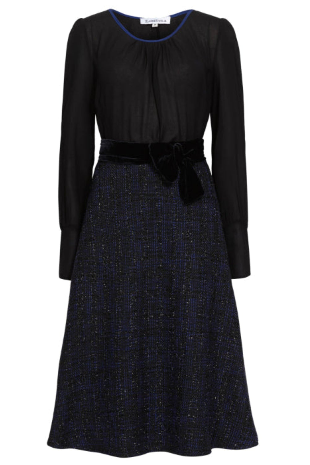 ESMERELDA DRESS | SILK AND BOUCLE