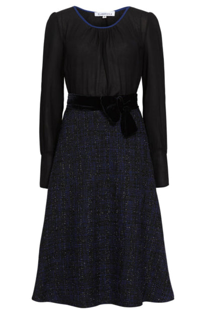 ESMERELDA DRESS | SILK AND BOUCLE