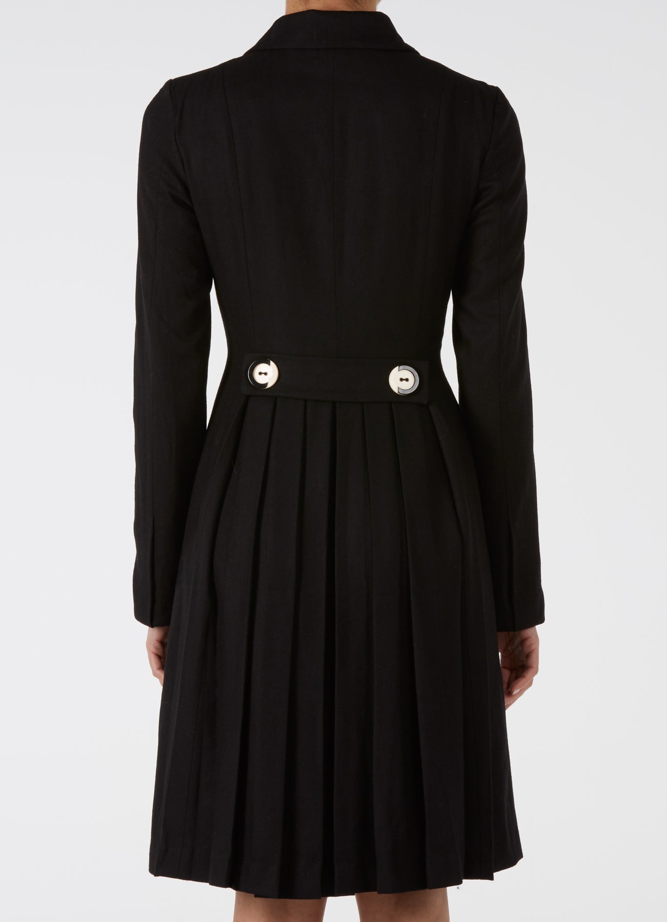 FARNDON COAT | BLACK WOOL