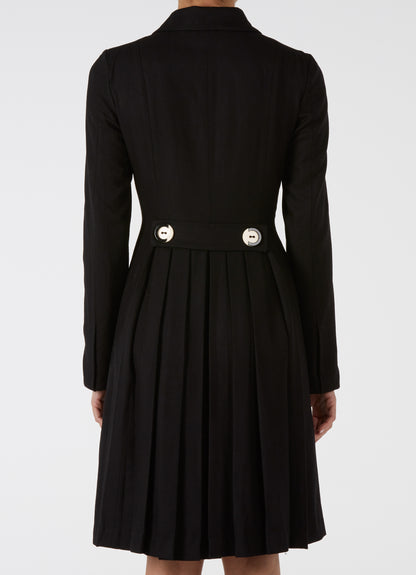 FARNDON COAT | BLACK WOOL