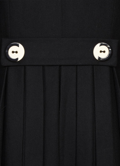 FARNDON COAT | BLACK WOOL