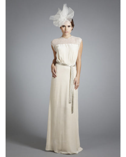 BRIDAL | LONG TATTI DRESS | VELVET AND SILK