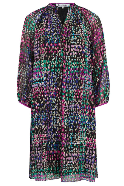 HARTFORD DRESS | GOLDEN DOTTY SILK