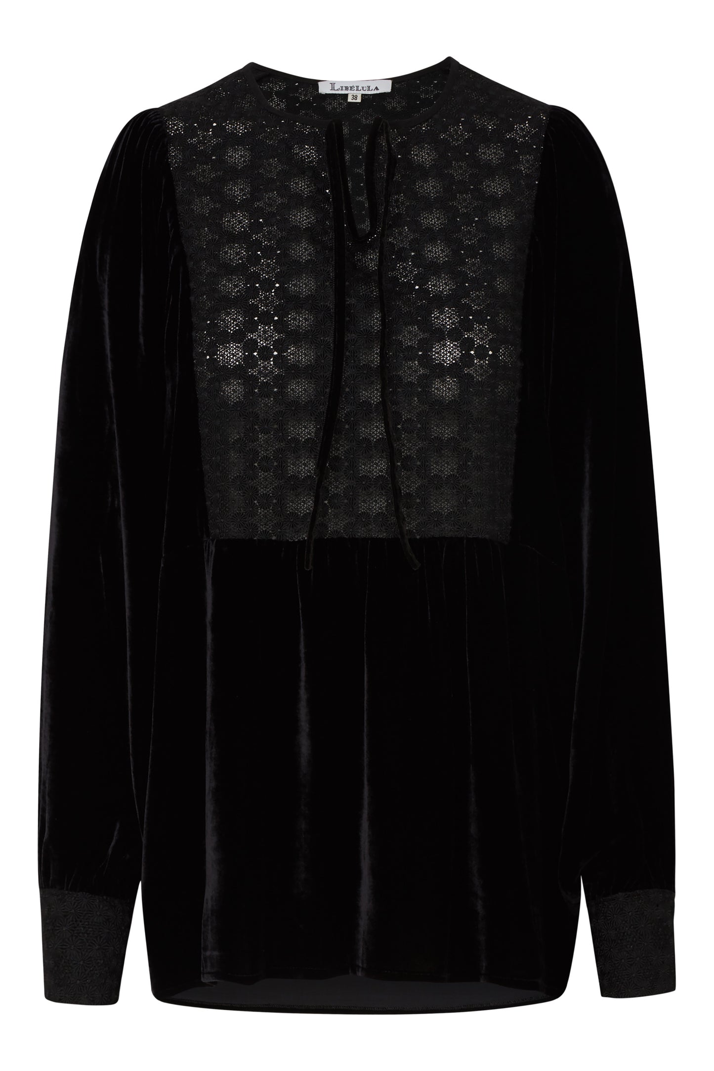 LULA TOP | BLACK VELVET