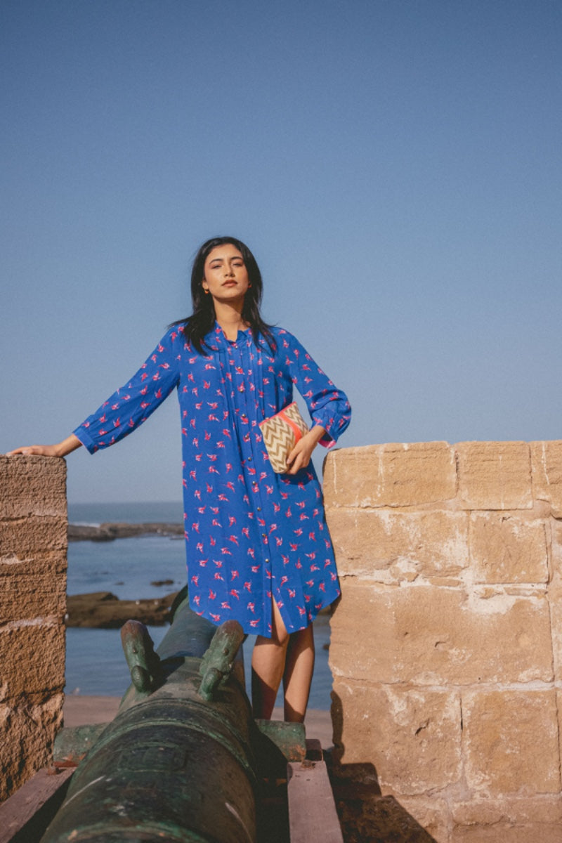 CHINKY DRESS | LOVEBIRDS PRINT