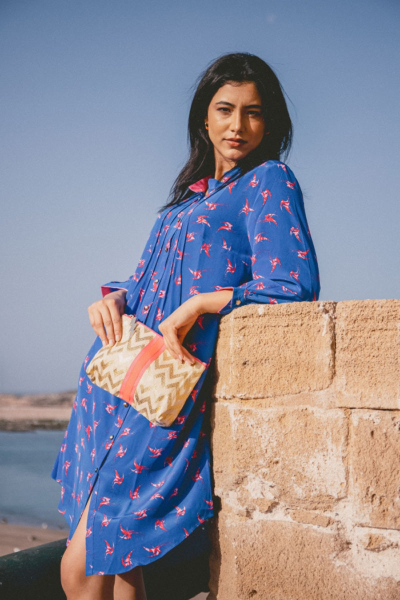 CHINKY DRESS | LOVEBIRDS PRINT