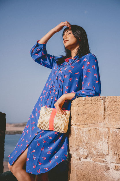 CHINKY DRESS | LOVEBIRDS PRINT