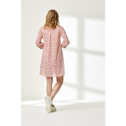 CHLOE DRESS | CREAM MINI HIAWATHA PRINT