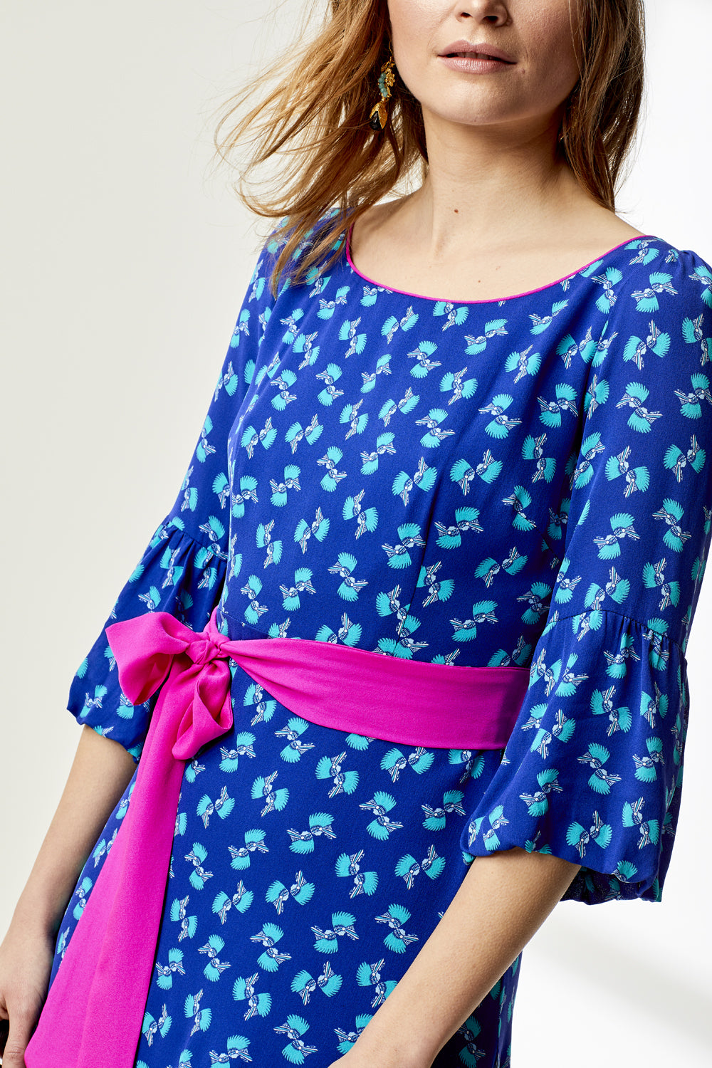 BEAROB DRESS | LARGE HIAWATHA PRINT