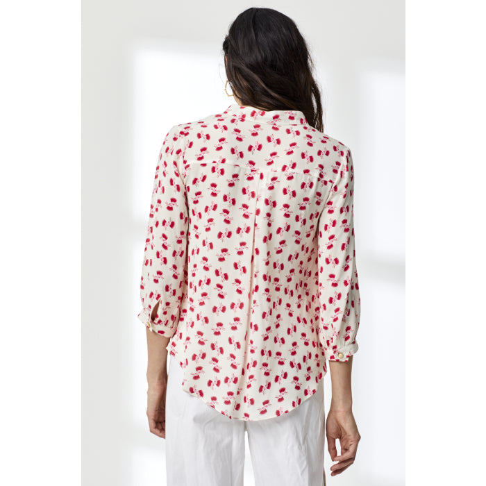 DELPHINE TOP | LARGE HIAWATHA PRINT