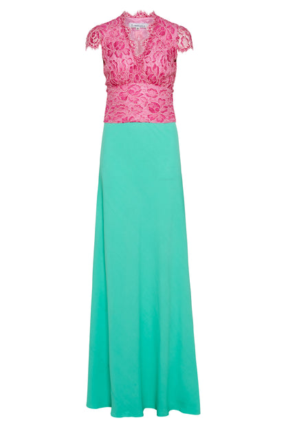 LONG WILLOW DRESS | LACE & SILK