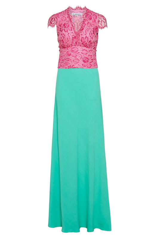 LONG WILLOW DRESS | LACE & SILK