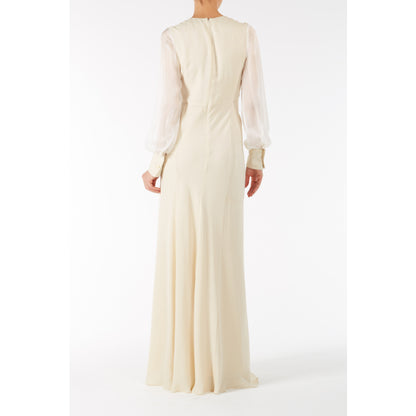 BRIDAL | LONG JESSIE DRESS | SILK GEORGETTE