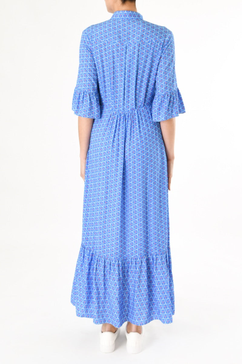 LONGER ANASTASIA DRESS | SPINNING PRINT