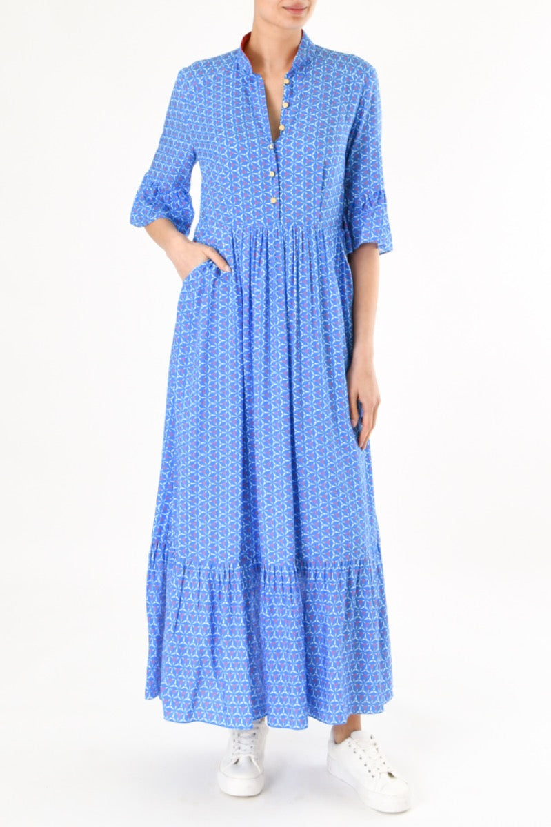 LONGER ANASTASIA DRESS | SPINNING PRINT