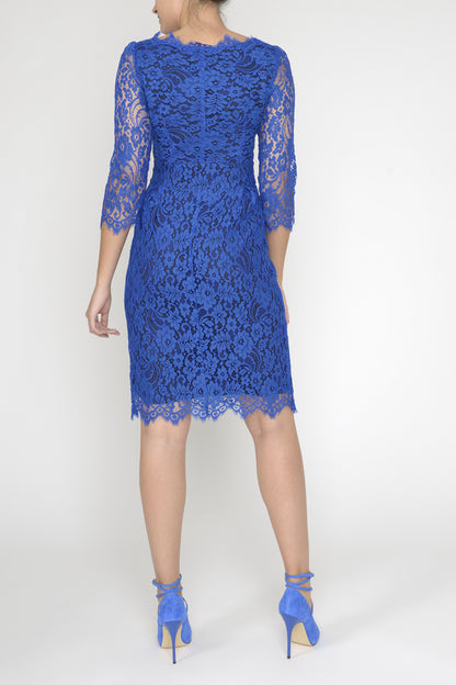 LONGER FLORENCE DRESS | BLUE LACE
