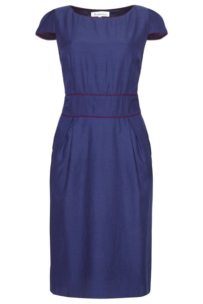 LONGER FLORENCE DRESS | SILK OTTOMAN
