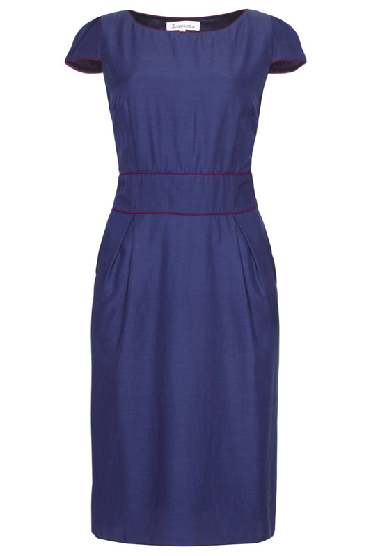 LONGER FLORENCE DRESS | SILK OTTOMAN