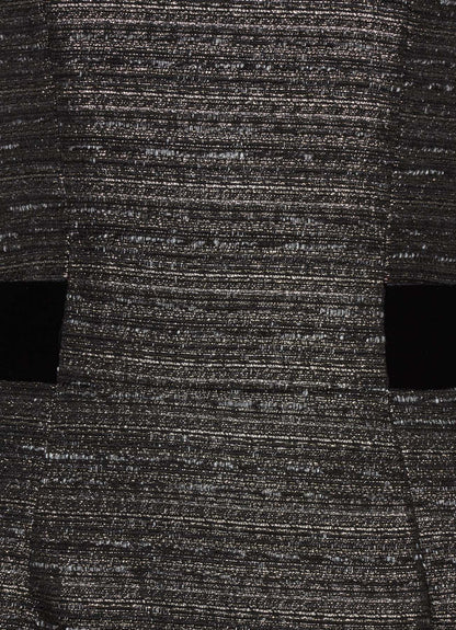 PETRA DRESS | STRIPEY METALLIC