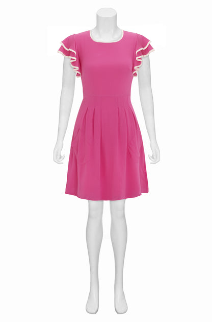 Beatrix Pink BEATRIX DRESS | PINK SILK GEORGETTE – Libelula