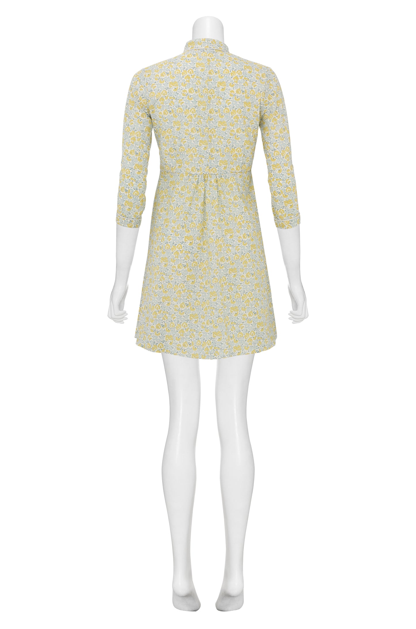 ZARA DRESS | YELLOW LITTLE FLOWER COTTON