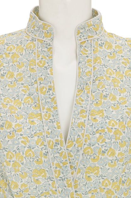 ZARA DRESS | YELLOW LITTLE FLOWER COTTON