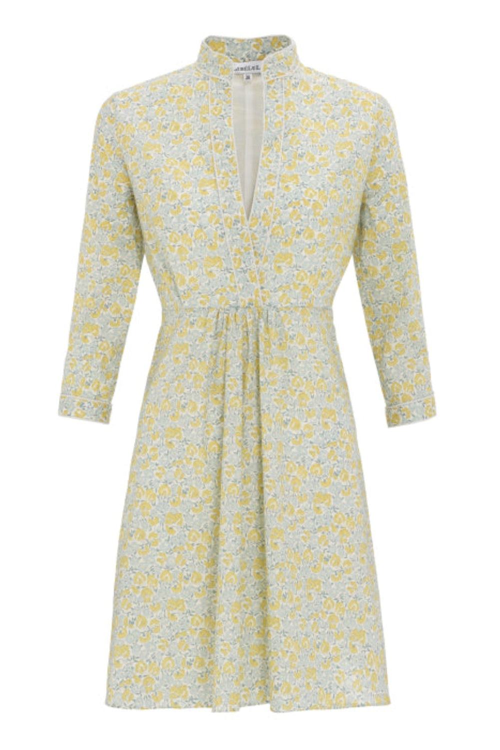 ZARA DRESS | YELLOW LITTLE FLOWER COTTON