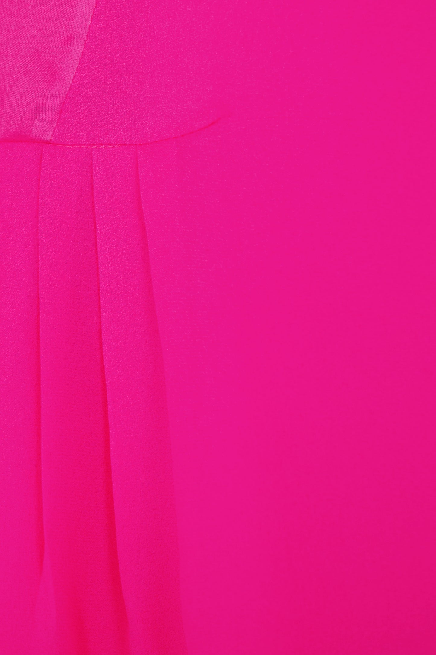 HILDA TOP | HOT PINK SILK GEORGETTE