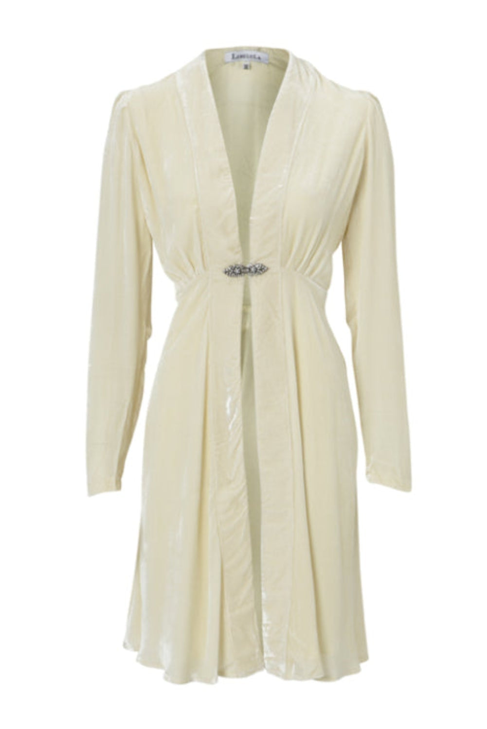 DULWICH COAT | CREAM VELVET