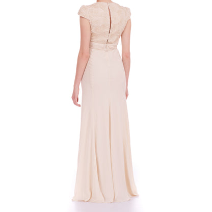 BRIDAL | LONG MILLIE DRESS | CAROLINE EMBROIDERY